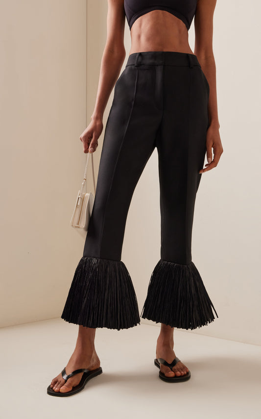 Product Review: Wales Bonner Harmony Raffia Fringe Trousers