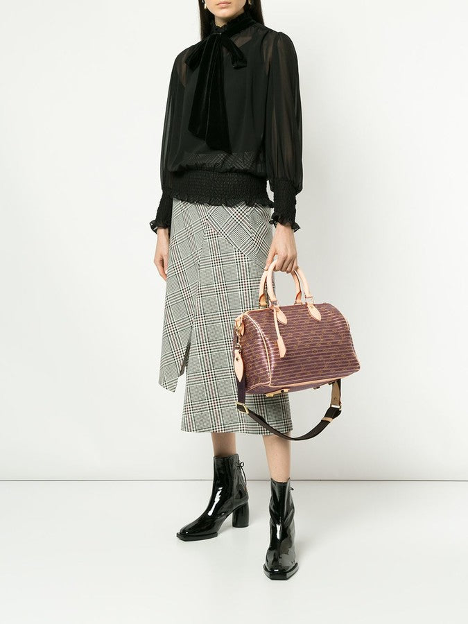 Louis Vuitton Limited Edition 2010 Monogram Eden Speedy Bandoulière 30 in Peach | Muse Boutique