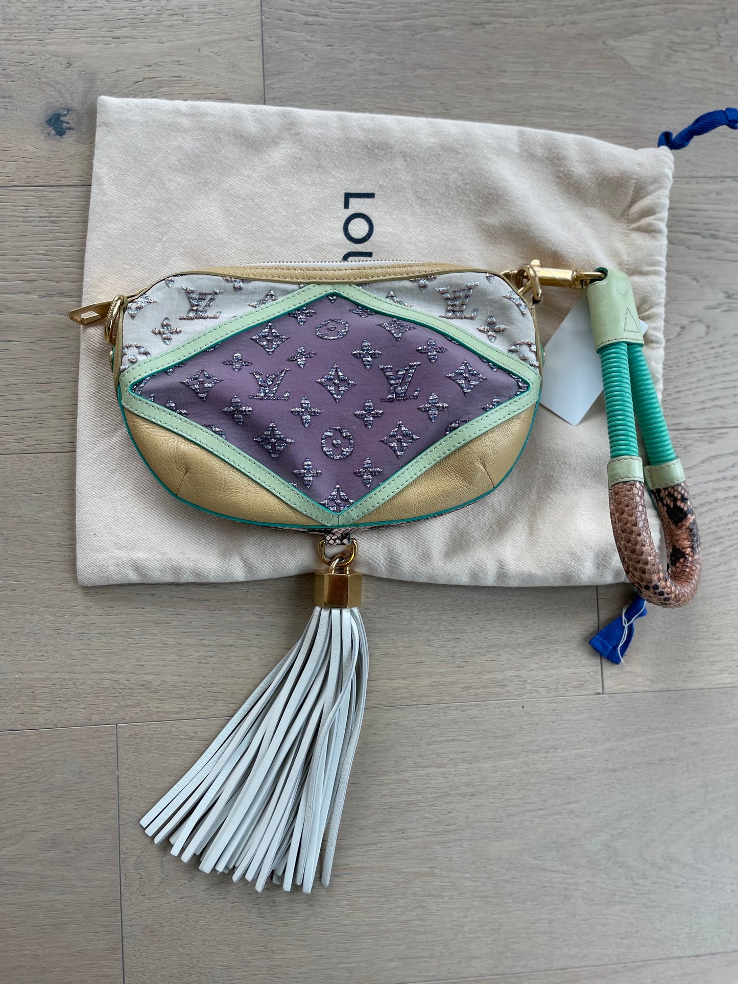 Limited Edition Louis Vuitton 2010 Monogram Nightbird Violette Pochette | Muse Boutique