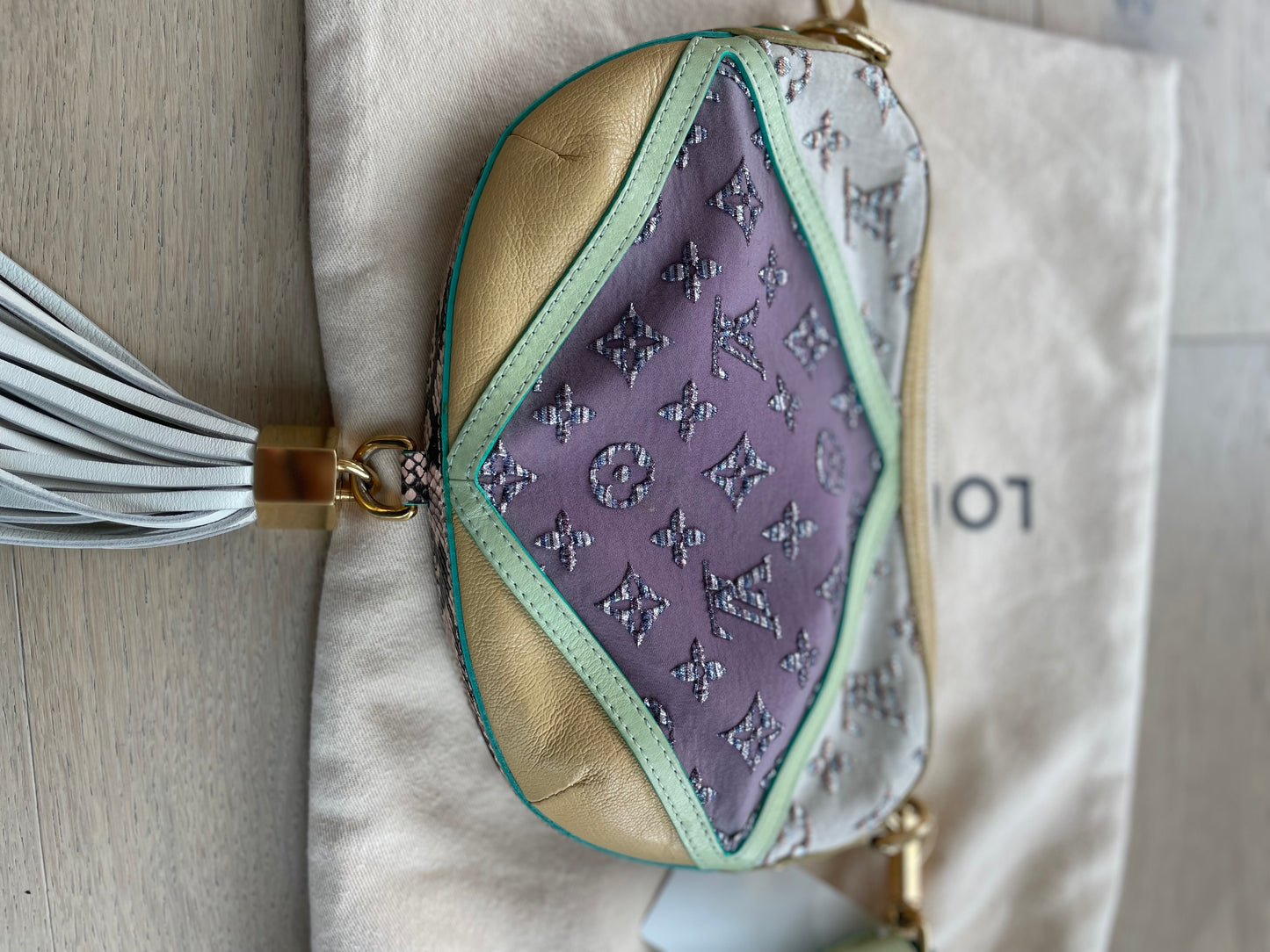Limited Edition Louis Vuitton 2010 Monogram Nightbird Violette Pochette | Muse Boutique