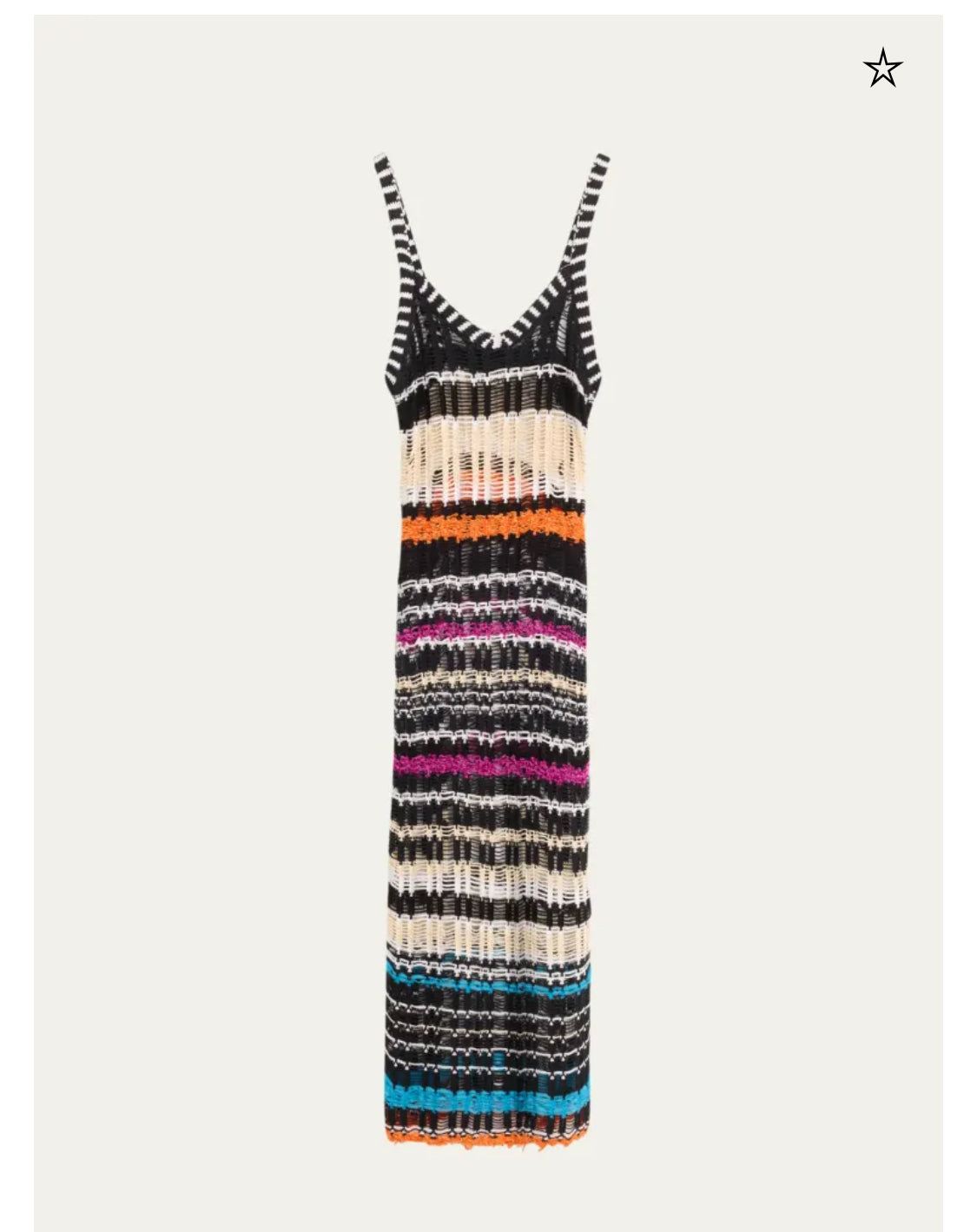 ZANKOV Libania Multi-colored Knit Dress Size XS/S | Muse Boutique