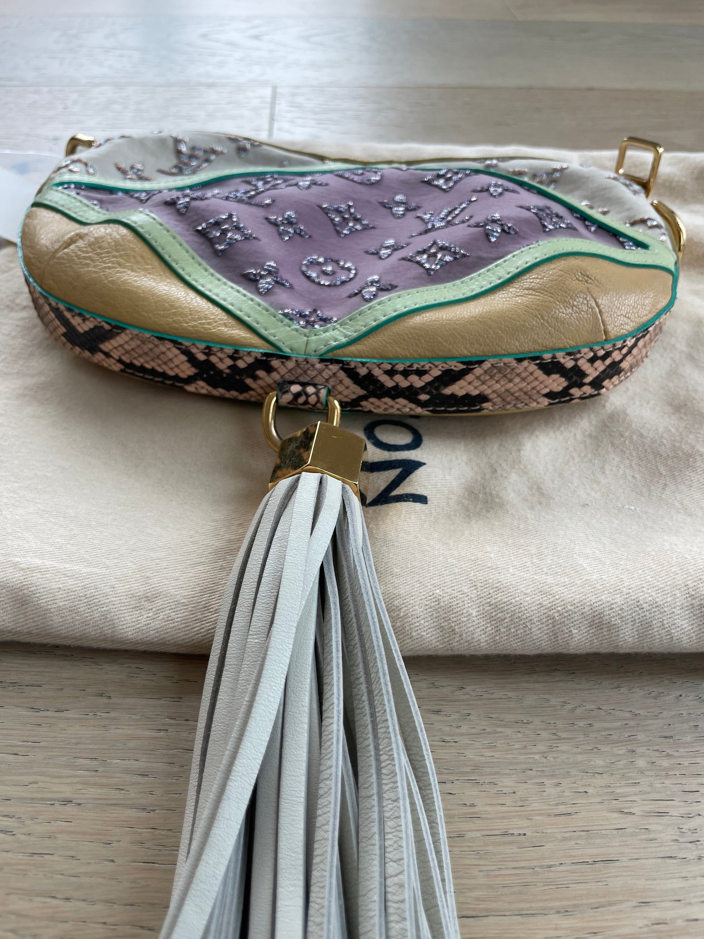 Limited Edition Louis Vuitton 2010 Monogram Nightbird Violette Pochette | Muse Boutique