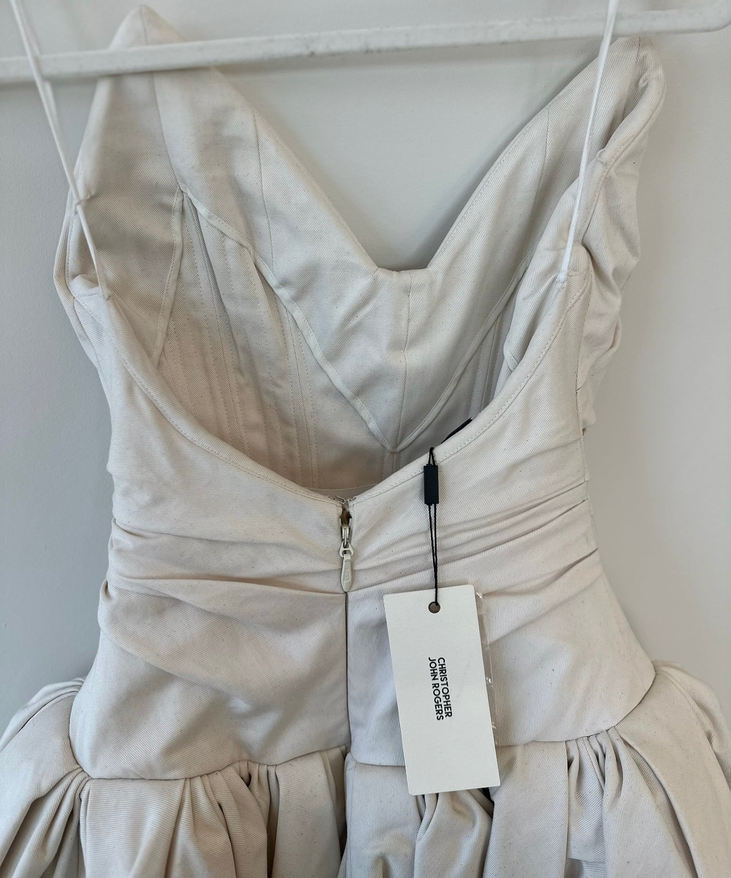 Christopher John Rogers Handkerchief Dress Back View
