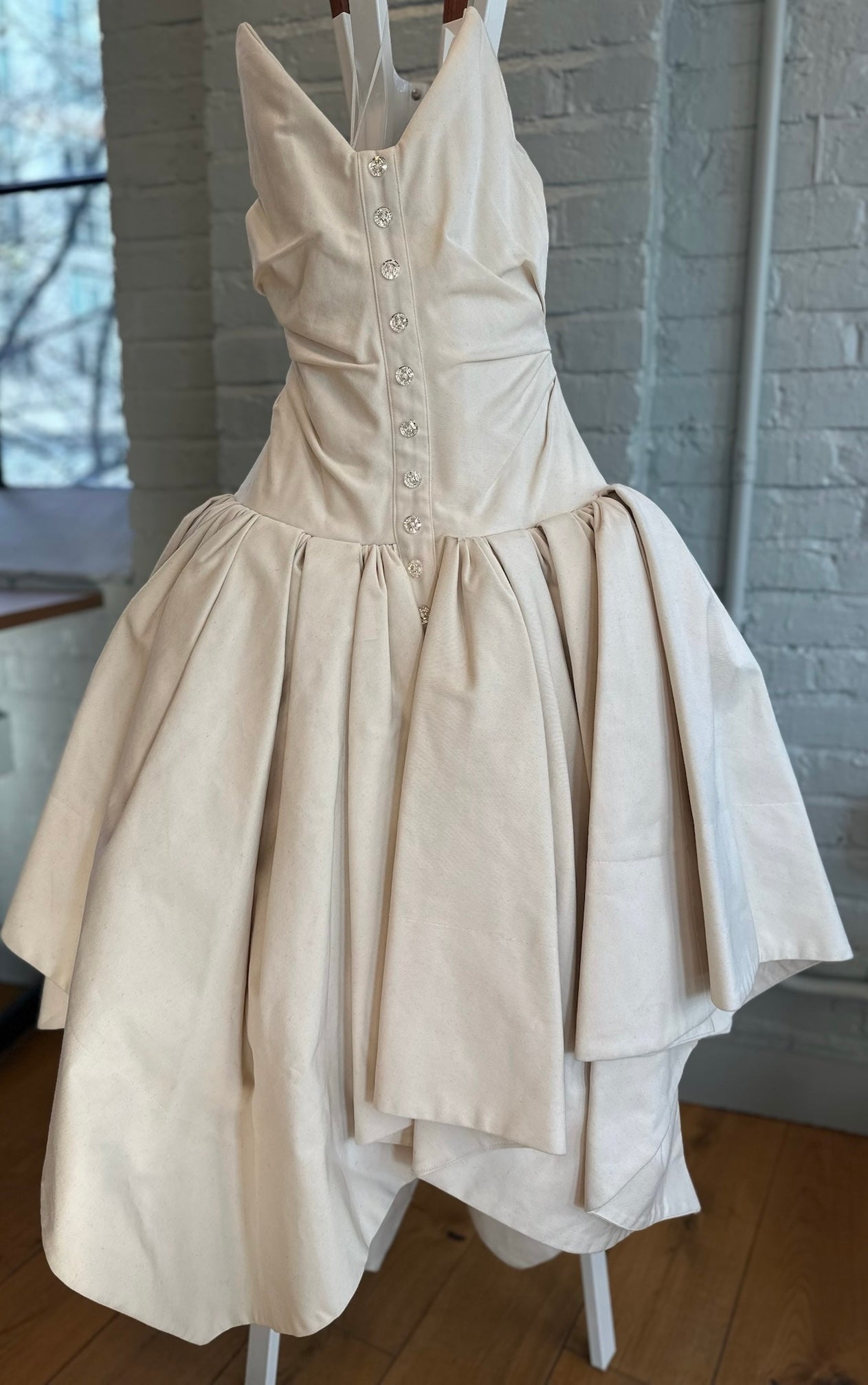 Christopher John Rogers Handkerchief Dress on Hanger
