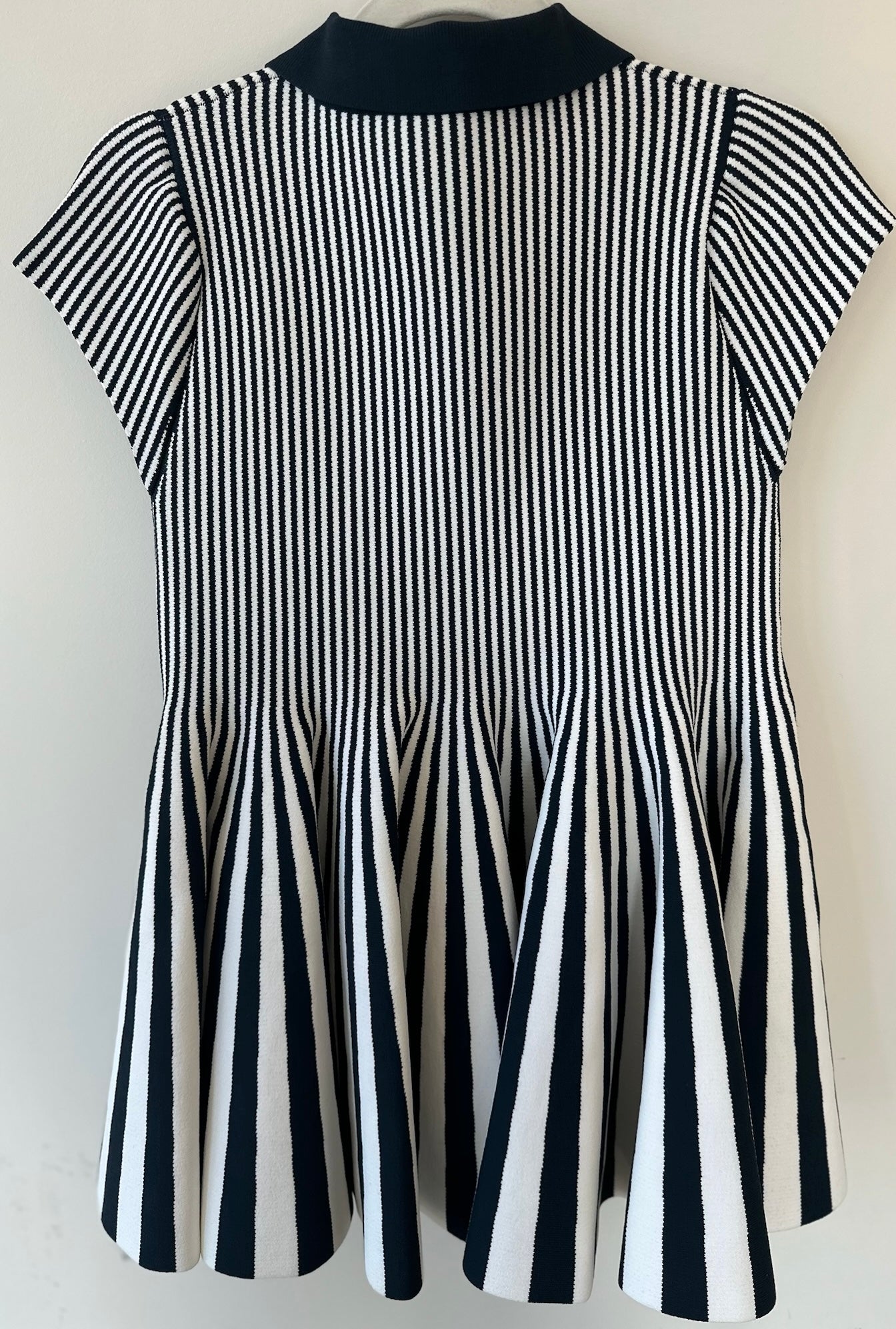 Loewe Striped Polo Babydoll Minidress Full View of Back