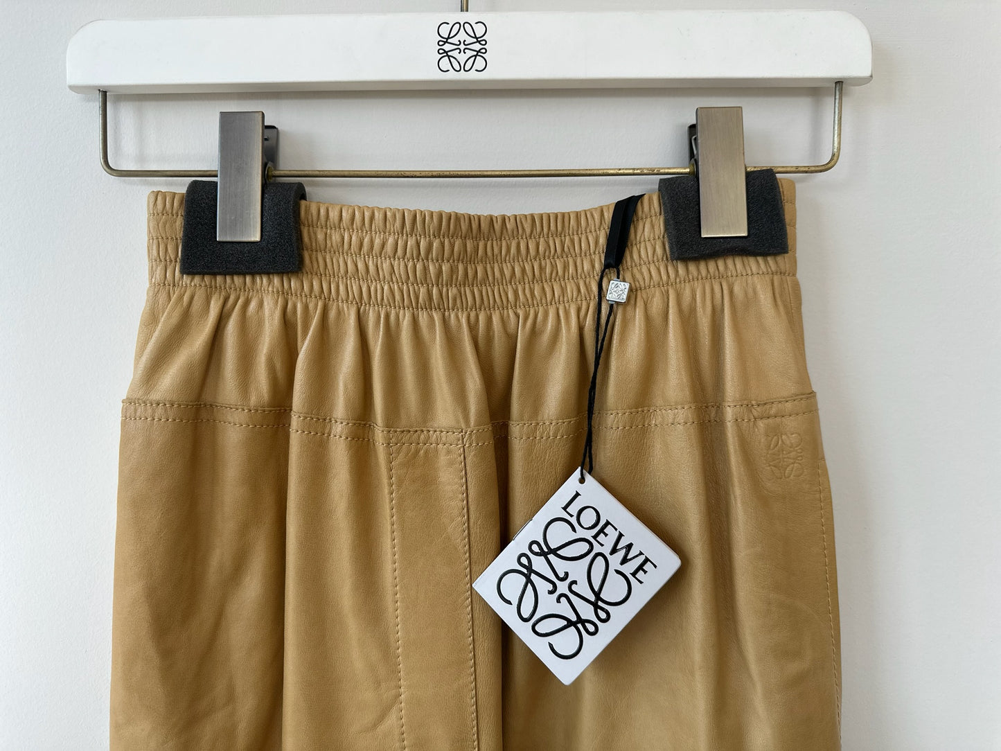 Loewe Leather Cargo Trousers On Hanger
