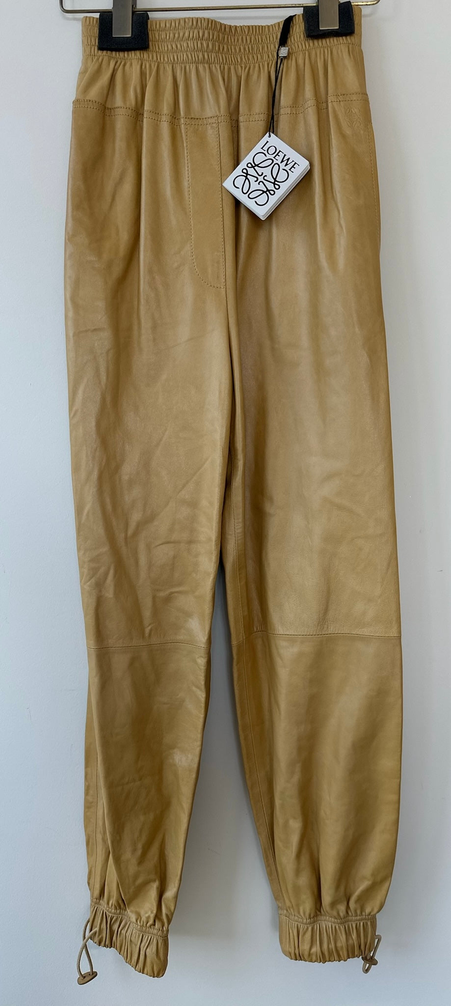 Loewe Leather Cargo Trousers Full Length Image