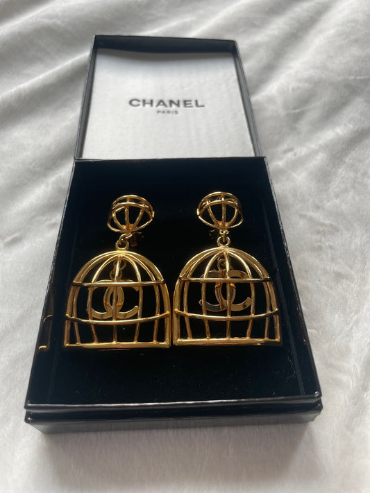 Product Review: Vintage CHANEL Birdcage Earrings