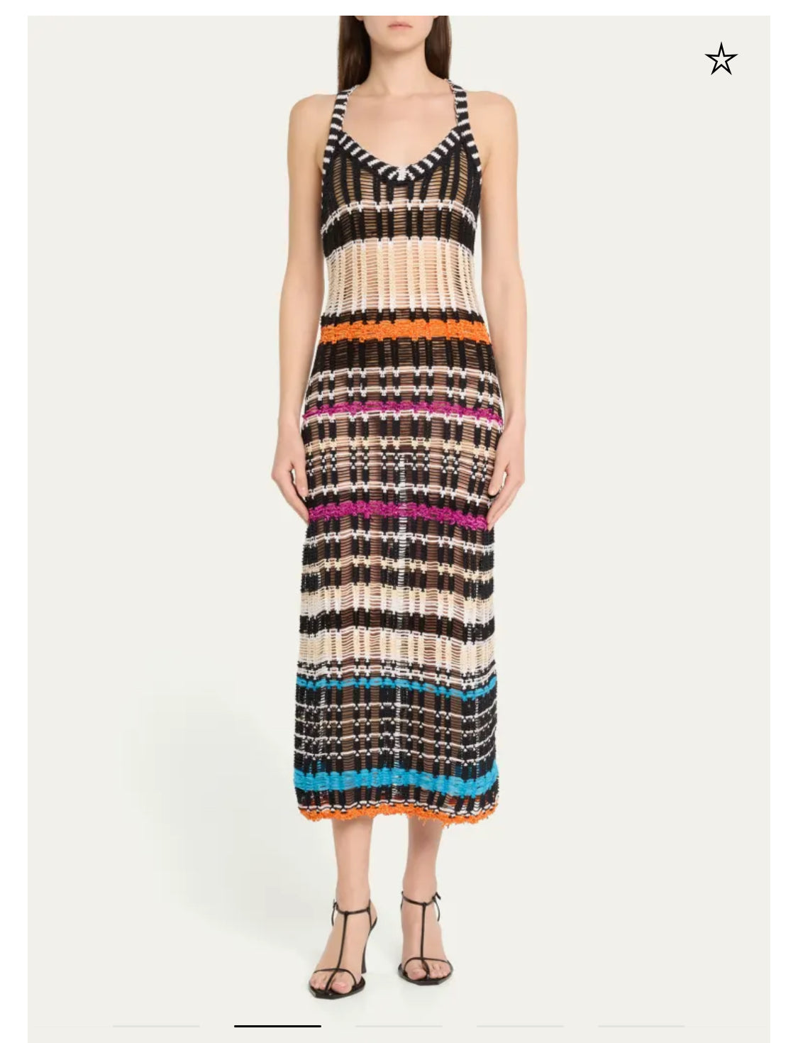 zankov knit dress ZANKOV Matilda Striped Brushed Knitted Maxi Dress - Women Dresses