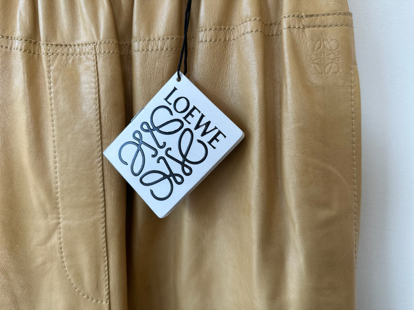 Loewe Leather Cargo Trousers New With Tags